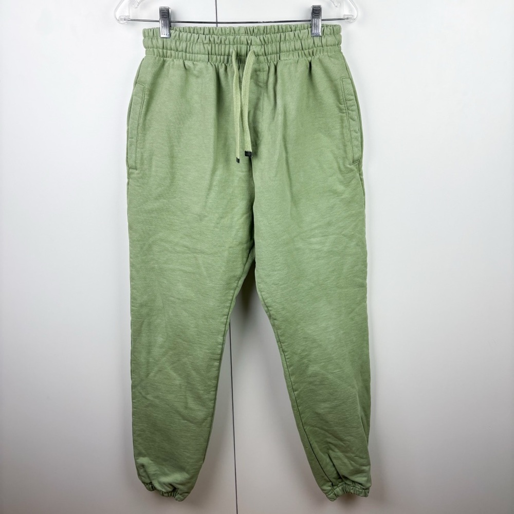 Talentless Heavyweight Sweatpants Cotton Fleece Sage Green Mens Medium Jogger